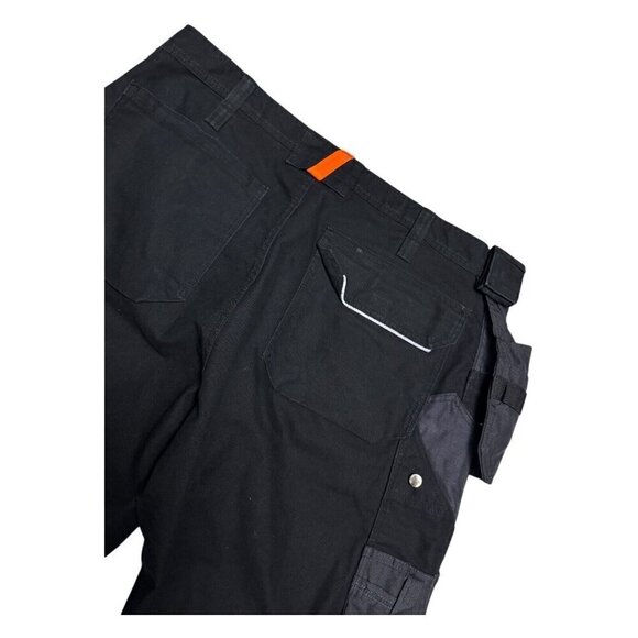 HELLY HANSEN Workwear Construction Pocket Black Cargo Carpenter Pants Mens 42x32 - Picture 6 of 6
